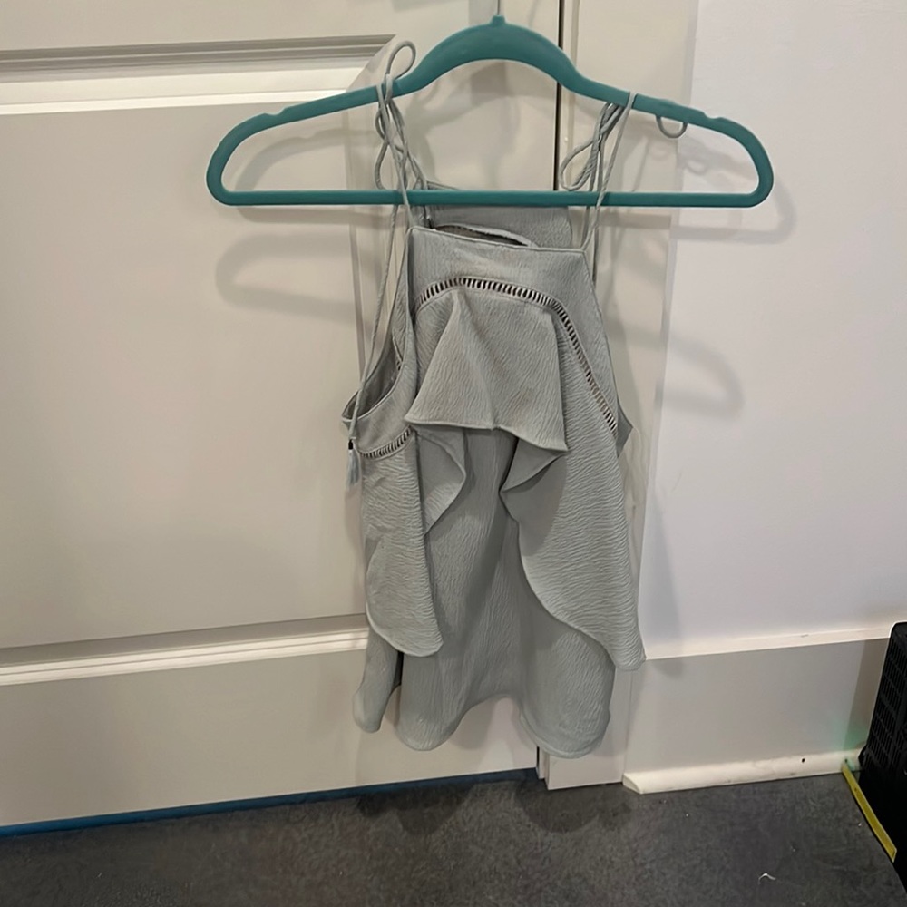 Adjustable tie detail tank top